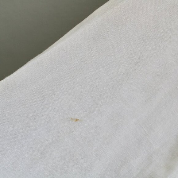 CHRISTOPHER CALVIN Women's White 100% Linen Relaxed Button-Up Shirt Size Medium - Picture 4 of 6